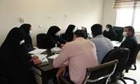 جلسه اضطراری مدیریت کاهش خطر در بلایا و حوادث شبکه بهداشت ودرمان شهرستان بهارستان
