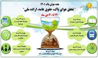 پیام دکتر بابا مدیر شبکه بهداشت و درمان شهرستان بهارستان به مناسبت روز ملی هوای پاک