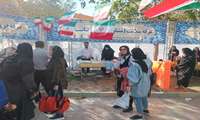 برگزاری غرفه سلامت و مشاوره تغذیه با همکاری شهرداری گلستان به مناسبت جشنواره غذا در شهرستان بهارستان