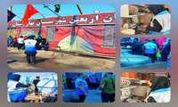 کنترل و نظارتهای بهداشتی در اربعین حسینی توسط کارشناسان بهداشت محیط شبکه بهداشت و درمان شهرستان بهارستان