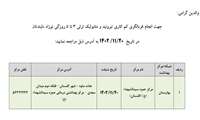 انجام غربالگری نوزاد در روز تعطیل 20 بهمن 1402