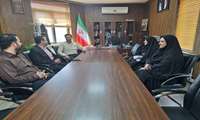 دیدار نوروزی مدیر شبکه بهداشت و درمان شهرستان بهارستان با بخشدار بوستان