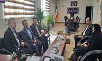 دیدار مدیر شبکه بهداشت ودرمان بهارستان با معاون سیاسی فرمانداری در هفته دولت