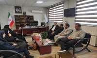 دیدار مدیر شبکه بهداشت با معاون سیاسی انتظامی فرماندار 