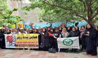 غربالگری قند و فشارخون در پارک بانوان گلستان