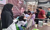 برگزاری ایستگاه سلامت دهان و دندان در شبکه بهداشت و درمان بهارستان