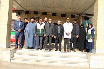 بازدید نماینده مجلس دکتر قشقاوی و معاون بهداشتی دانشگاه ایران از اردوی جهادی متخصصین