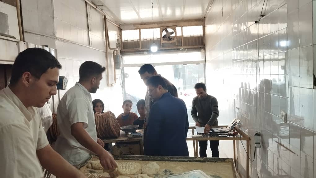 برگزاری گشت مشترک بازرسی از نانوایی های شهرستان بهارستان در معیت نمایندگان  فرمانداری، اداره صمت،اتاق اصناف 