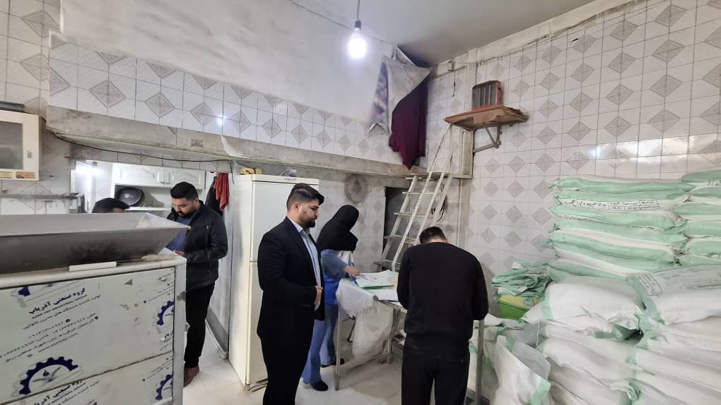 برگزاری گشت مشترک بازرسی از نانوایی های شهرستان بهارستان در معیت نمایندگان ادارات محترم فرمانداری، اتاق اصناف،اتحادیه نانوایان
